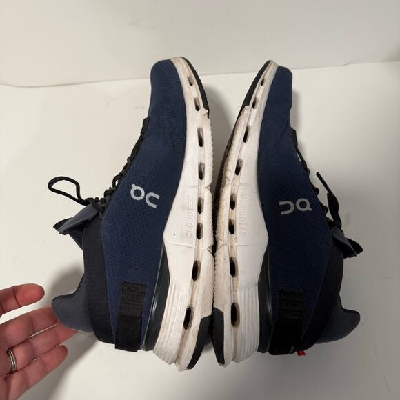 On Running Women's Cloudnova Active Shoes Sneakers Gym Navy Black White 11 - Picture 7 of 8